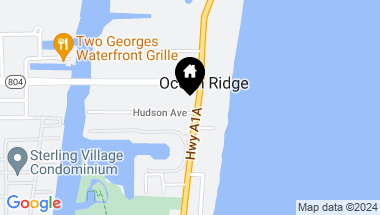 Map of 6238 N Ocean Boulevard, Ocean Ridge FL, 33435