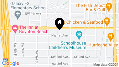 Map of 204 NW 1st Street, Boynton Beach FL, 33435