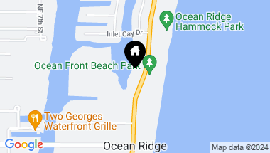 Map of 6520 N Ocean Boulevard 7, Ocean Ridge FL, 33435