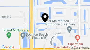 Map of 7960 Laina Lane 2, Boynton Beach FL, 33437