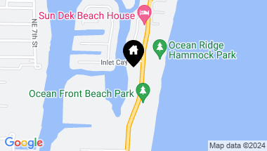 Map of 6550 N Ocean Boulevard 5, Ocean Ridge FL, 33435