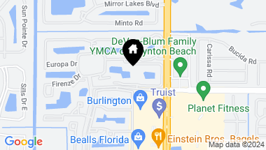 Map of 5147 Europa Drive D, Boynton Beach FL, 33437