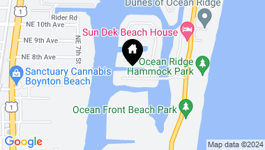 Map of 12 Inlet Cay Drive, Ocean Ridge FL, 33435