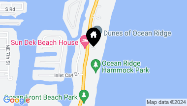 Map of 6665 N Ocean Boulevard C3, Ocean Ridge FL, 33435