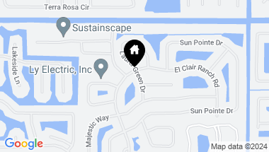 Map of 9629 El Clair Ranch Road, Boynton Beach FL, 33437