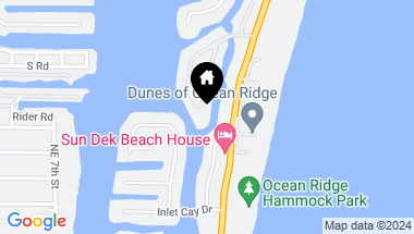 Map of 16 Sabal Island Drive, Ocean Ridge FL, 33435