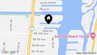 Map of 718 NE 12th Terrace 2, Boynton Beach FL, 33435