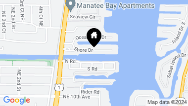 Map of 724 Shore Drive, Boynton Beach FL, 33435