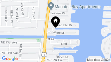 Map of 635 Shore Drive, Boynton Beach FL, 33435