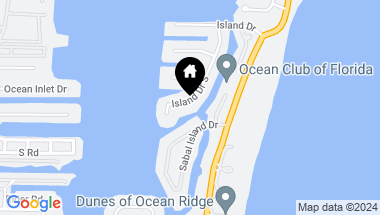 Map of 89 Island Drive S, Ocean Ridge FL, 33435