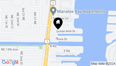 Map of 634 Ocean Inlet Drive, Boynton Beach FL, 33435