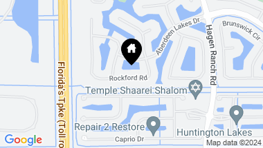 Map of 7811 Rockford Road, Boynton Beach FL, 33472