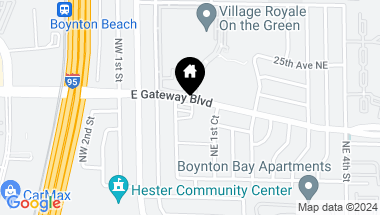 Map of 2222 NE 1st Way 103, Boynton Beach FL, 33435