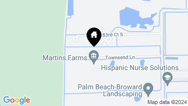 Map of 11511 Townsend Lane, Boynton Beach FL, 33472