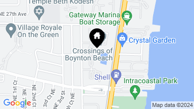 Map of 35 Crossings Circle E, Boynton Beach FL, 33435