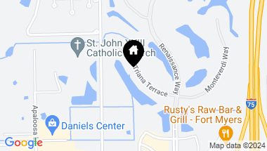 Map of 9311 Triana TER # 92, FORT MYERS FL, 33912