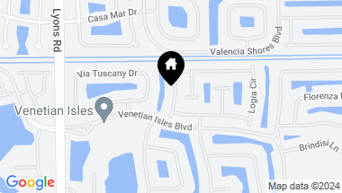 Map of 8580 Logia Circle, Boynton Beach FL, 33472