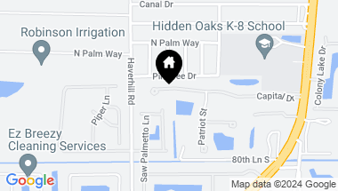 Map of 4802 Capital Drive, Lake Worth Beach FL, 33463