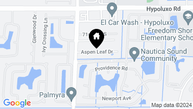 Map of 3856 Aspen Leaf Drive, Boynton Beach FL, 33436