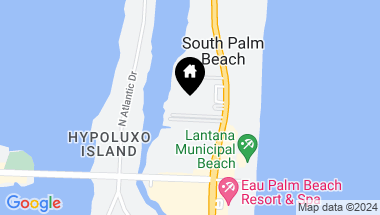Map of 4001 S Ocean Boulevard 111, Palm Beach FL, 33480
