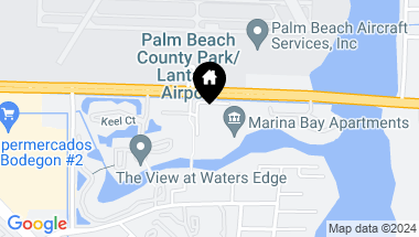 Map of 5917 Via Vermylia 106, Lake Worth Beach FL, 33462