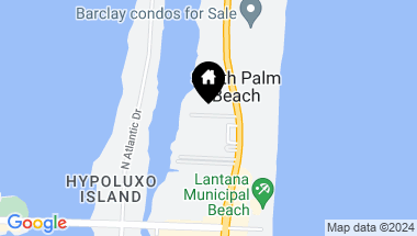 Map of 3601 S Ocean Boulevard 102, South Palm Beach FL, 33480