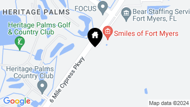 Map of 10581 Ben C Pratt/6 Mile Cypress PKWY, FORT MYERS FL, 33966