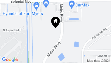 Map of 10260 Metro PKY, FORT MYERS FL, 33966