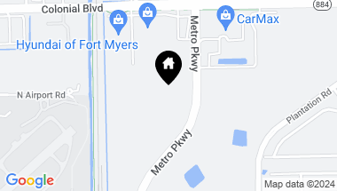 Map of 10260 Metro PKY, FORT MYERS FL, 33966