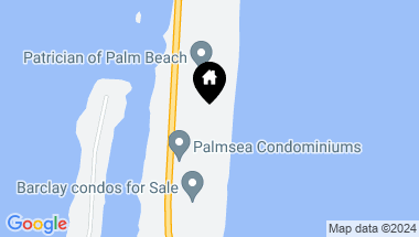 Map of 3475 S Ocean Boulevard Ph 4, Palm Beach FL, 33480