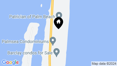 Map of 3475 S Ocean Boulevard 109, Palm Beach FL, 33480