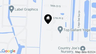 Map of 5841 Michlar Drive, Lake Worth Beach FL, 33449