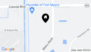 Map of 10200 Metro PKY, FORT MYERS FL, 33966