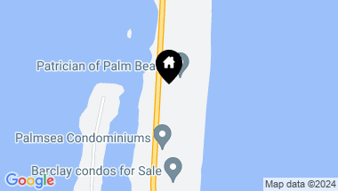 Map of 3460 S Ocean Boulevard 608, Palm Beach FL, 33480