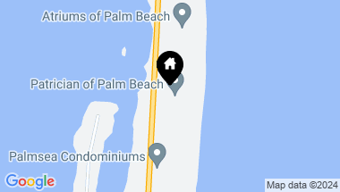Map of 3450 S Ocean Boulevard 323, Palm Beach FL, 33480