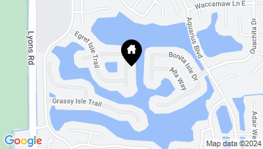 Map of 8663 Egret Isle Terrace, Lake Worth Beach FL, 33467