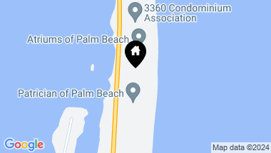 Map of 3440 S Ocean 205 N Boulevard 205 N, Palm Beach FL, 33480