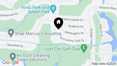 Map of 260 N Country Club Drive, Atlantis FL, 33462