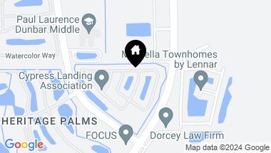 Map of 10036 Poppy Hill DR, FORT MYERS FL, 33966