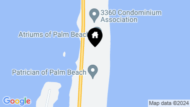 Map of 3400 S Ocean Boulevard 2hii, Palm Beach FL, 33480