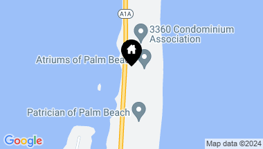Map of 3400 S Ocean Boulevard 1hii, Palm Beach FL, 33480