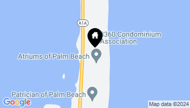 Map of 3390 S Ocean Boulevard 506, Palm Beach FL, 33480