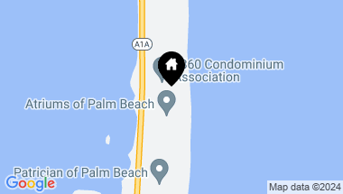 Map of 3390 S Ocean Boulevard 504, Palm Beach FL, 33480