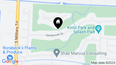 Map of 444 Glenbrook Drive, Atlantis FL, 33462