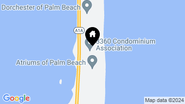 Map of 3360 S Ocean Boulevard 2dii, Palm Beach FL, 33480