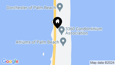 Map of 3360 S Ocean Boulevard 5 B Ii, Palm Beach FL, 33480