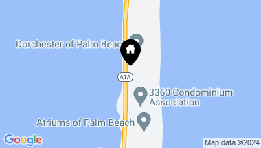 Map of 3300 S Ocean Boulevard 107s, Palm Beach FL, 33480