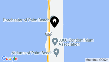 Map of 3300 S Ocean Boulevard 508n, Palm Beach FL, 33480
