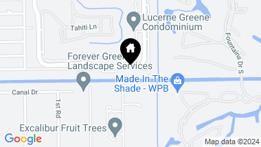 Map of 4712 Lucerne Lakes Boulevard 105, Lake Worth FL, 33467