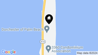 Map of 3230 S Ocean Boulevard C-100, Palm Beach FL, 33480